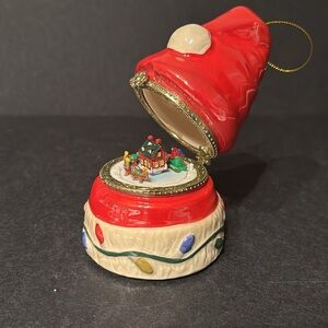 Mr. Christmas Santa Hat Animated Music Box- Jingle Bells